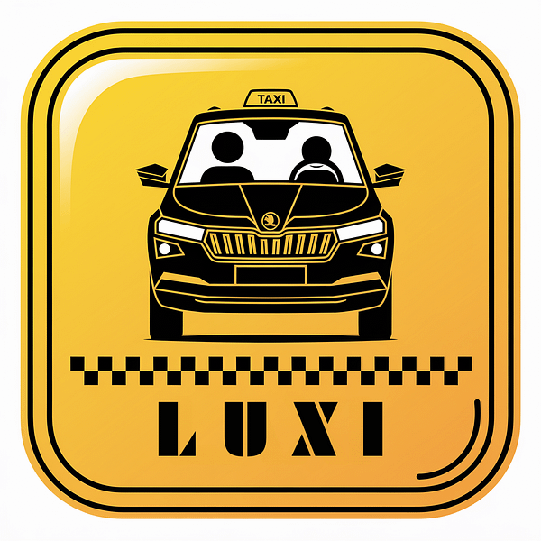 LUXI taxi logo icon