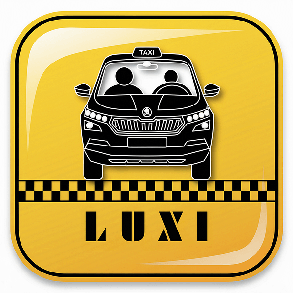 LUXI taxi logo icon